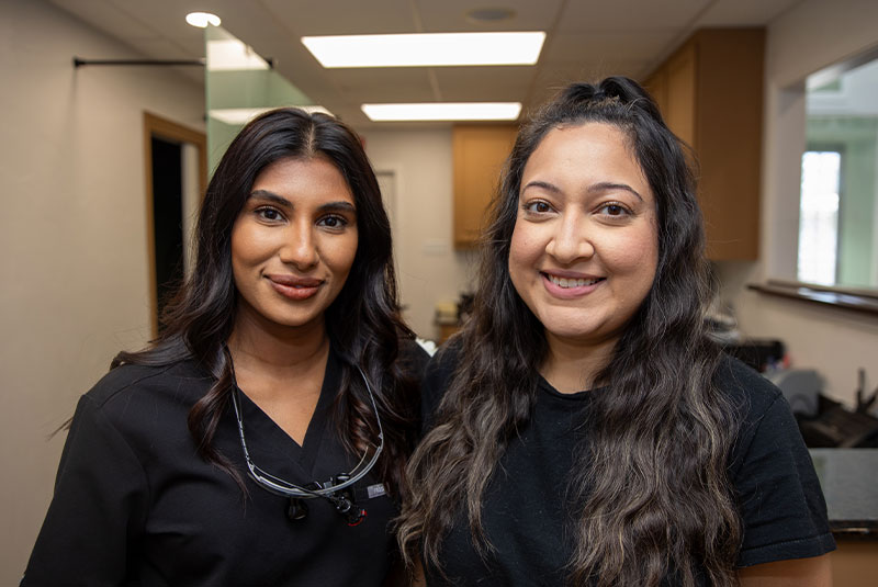 Doctor and patient Smiling
